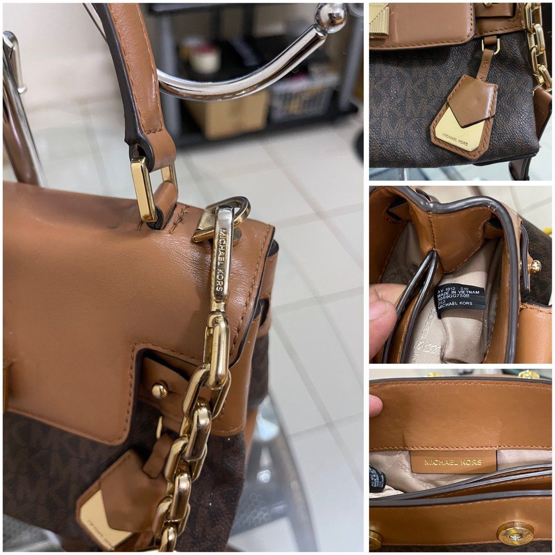 Gramercy small logo satchel shop