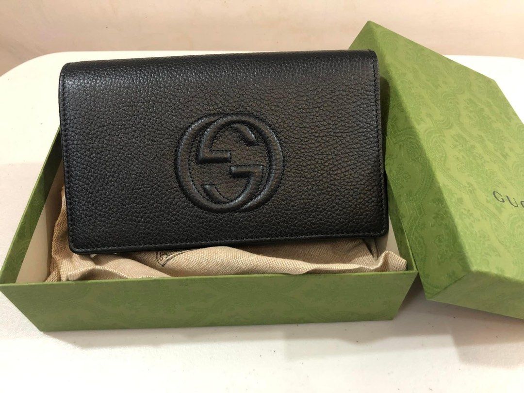 Gucci crossbody wallet top
