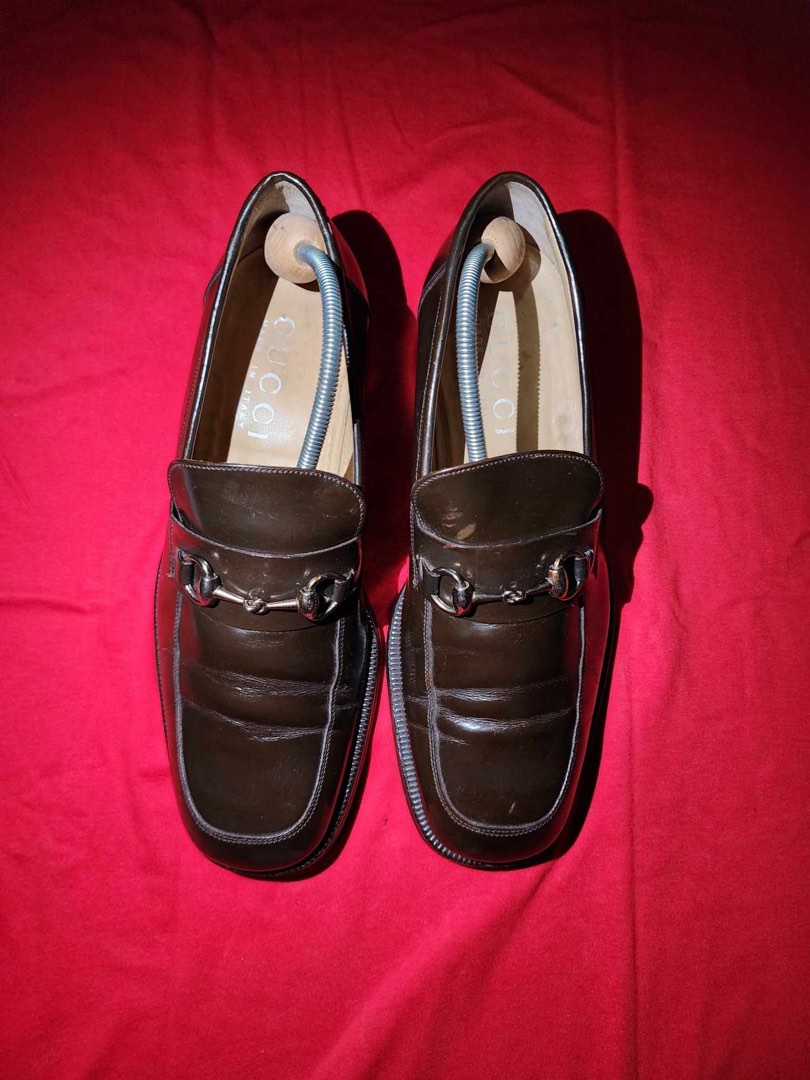 Gucci loafers silver buckle shop