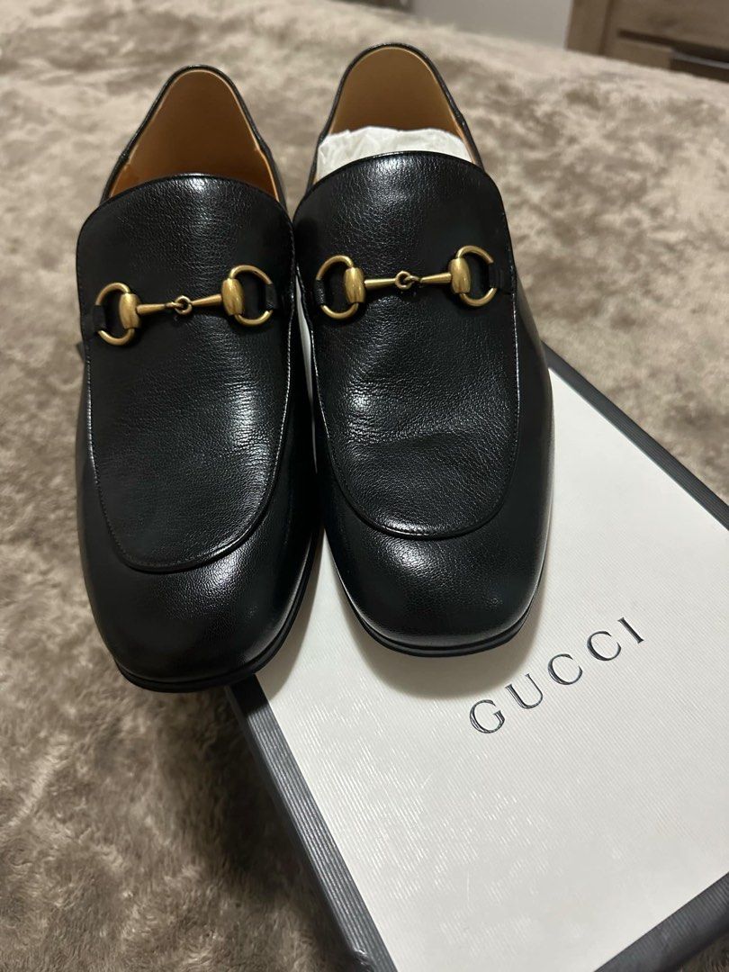 Gucci jordaan leather loafer online