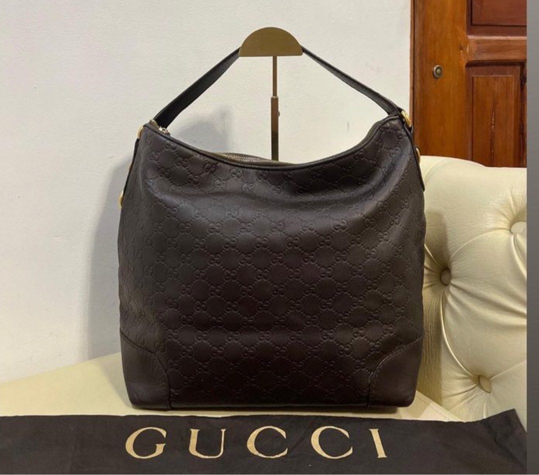 Gucci microguccisima leather hobo