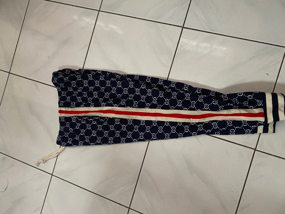 Gucci monogram track pants hotsell