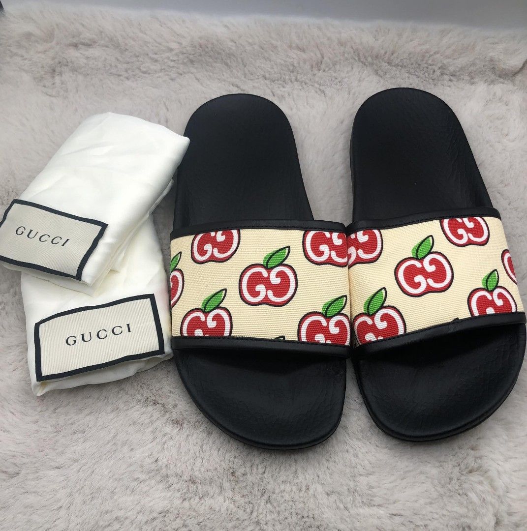 Gucci girls sliders on sale