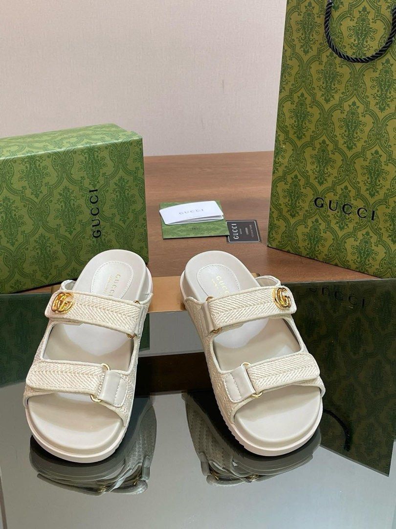 Gucci palm slippers for ladies clearance