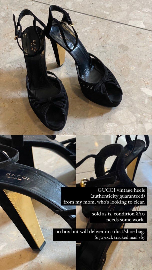 Gucci vintage heels outlet