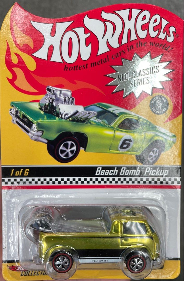 Hot Wheels Cars RLC Beach Bomb Pickup 1/64 Metal Die-cast Model Toy  Vehicles - AliExpress