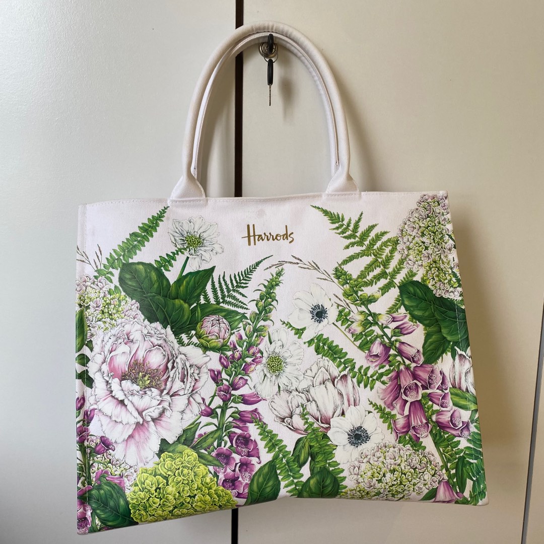 Huge Harrods tote bag laptop bag office bag bought from London