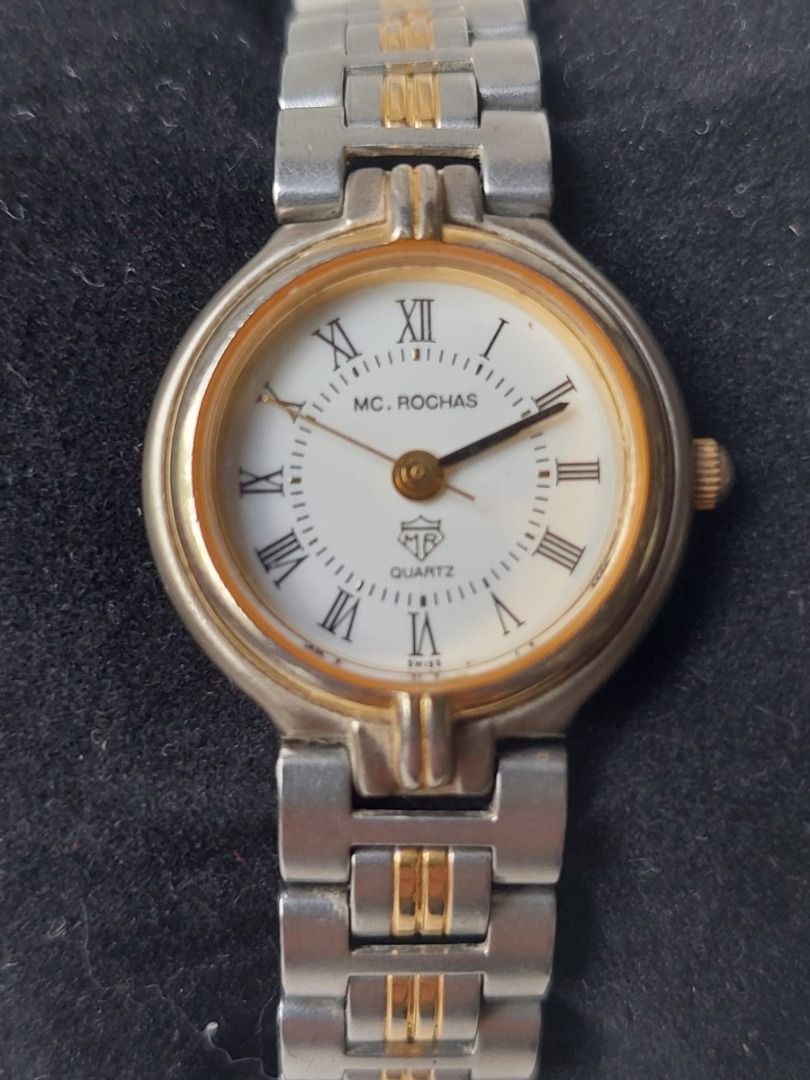 jam tangan wanita vintage BEKAS MC ROCHAS HIDUP, Barang Mewah, Jam ...
