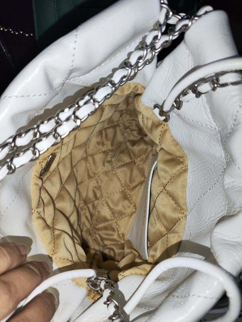 Chanel 22 Mini (Category: Luxury Bags & Wallets) located in Tigaon. Submitted by preownedjpnpicks.ph (Listing ID 1318389647, Image 3). Description: For sale! 👉🏻Quality guaranteed 👉🏻Coded (verified code) 👉🏻No card, No cert, No receipt (NGA) 👉🏻Genuine leather 👉🏻With Dust bag Do not ask for a lower price, it is already discounted. ❌NO RETURN❌NO REFUND❌NO EXCHANGE Dimensions: 7.8 × 7.4 × 2.3 in Payment first Gcash or Bank transfer SF to be 