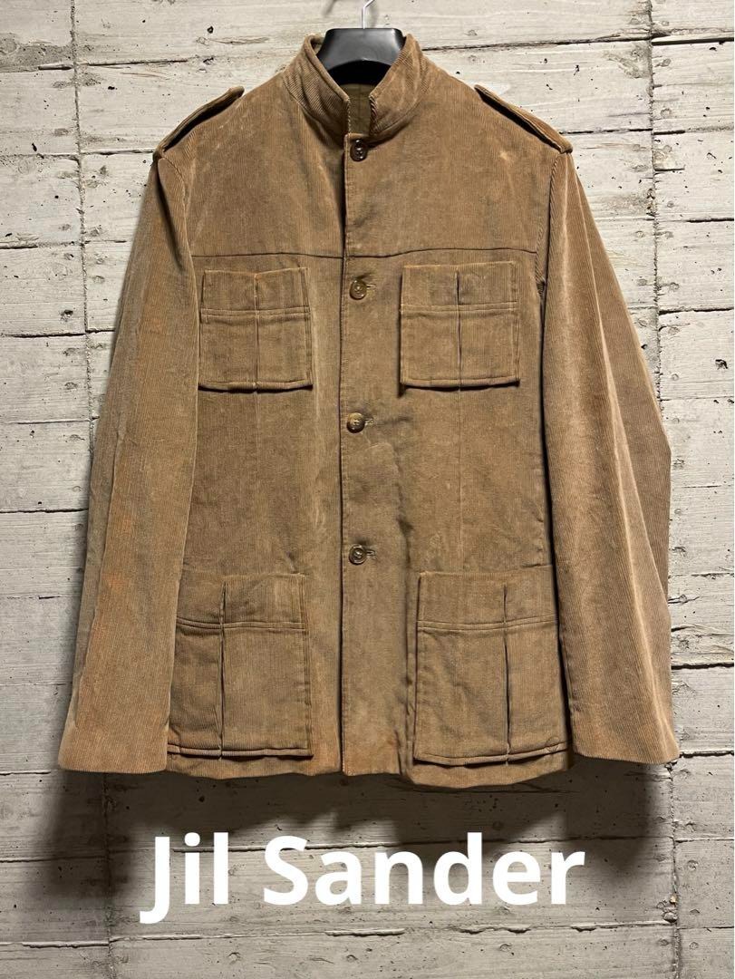 Jil Sander Brown Corduroy Jacket 軍裝排扣翻領夾克外套, 他的時尚 
