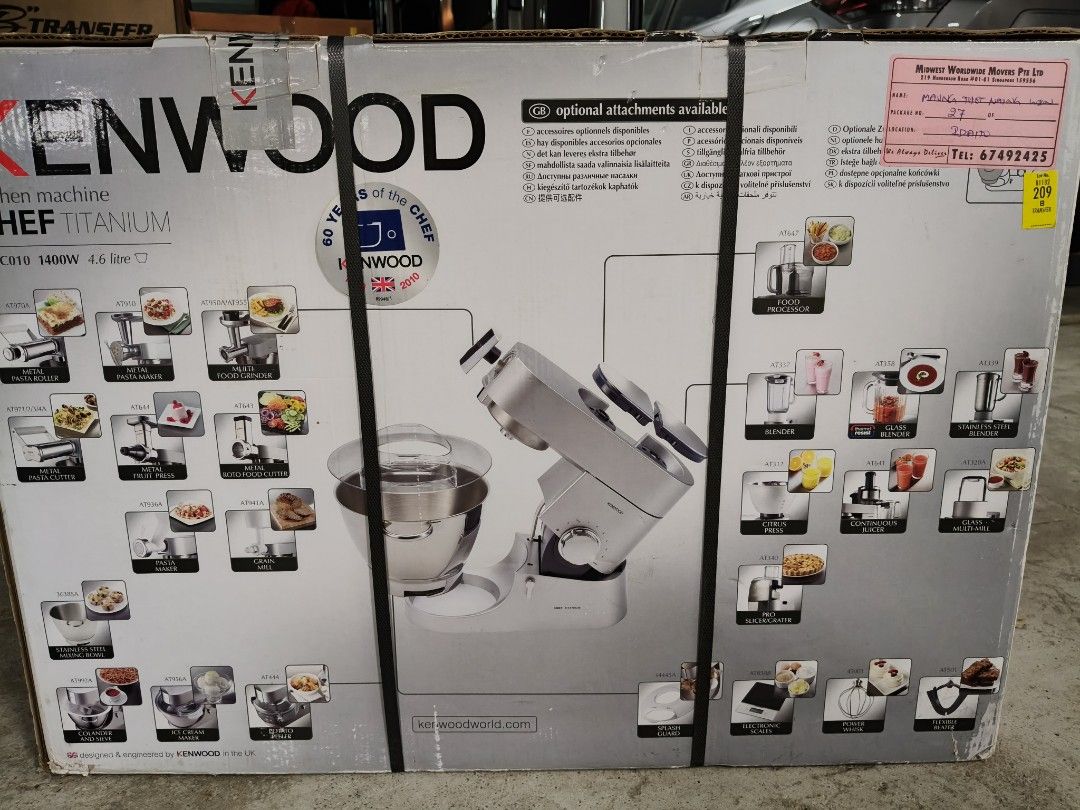 Kenwood Titanium Chef KMC010 Mixer Brand New never opened