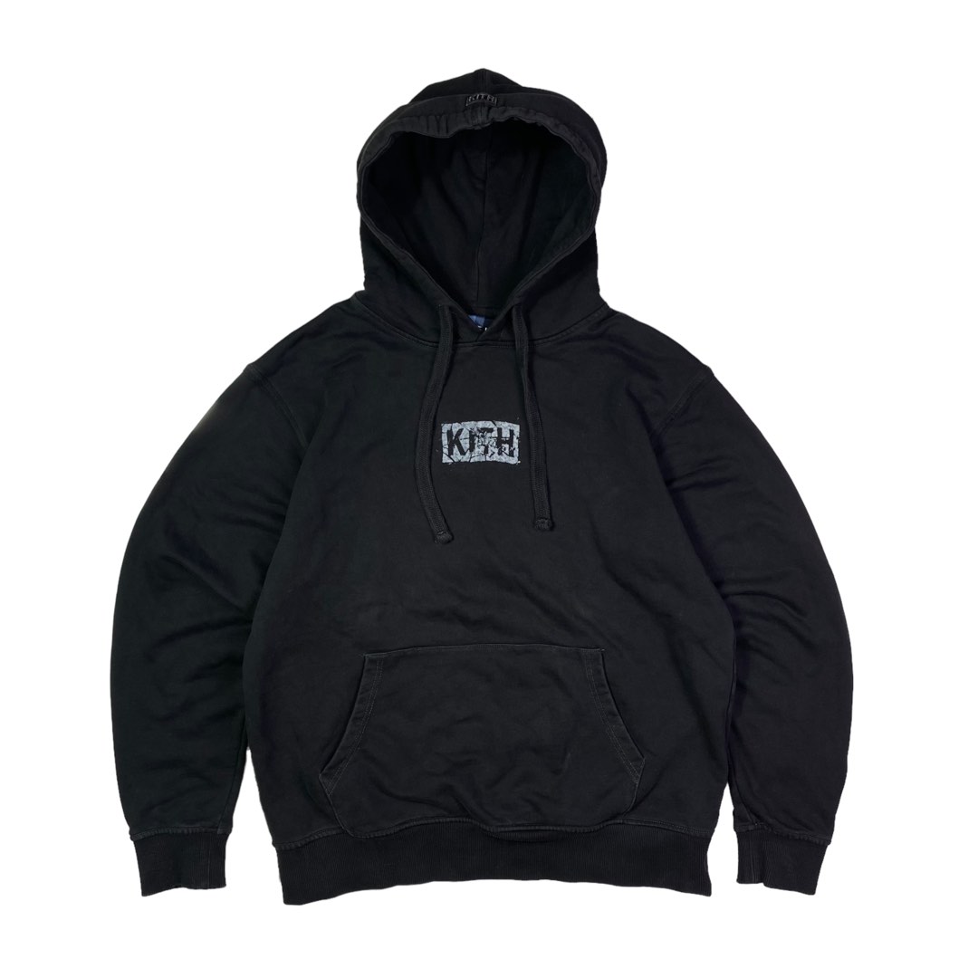 Kith Splintered Logo Hoodie Men s Fashion Coats Jackets and Outerwear on Carousell