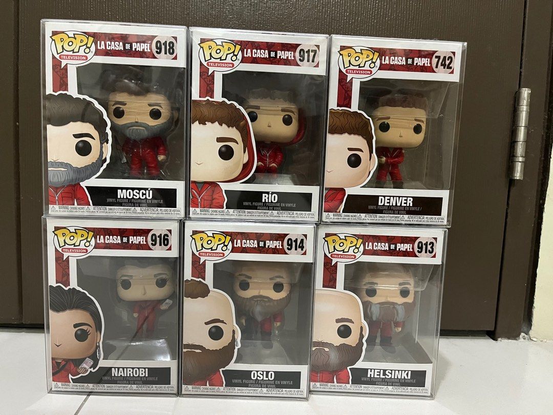 La Casa de Papel Funko Pop Set (Category: Designer & Blind Box Toys) located in San Isidro. Submitted by lariz (Listing ID 1323256552, Image 1). Description: .