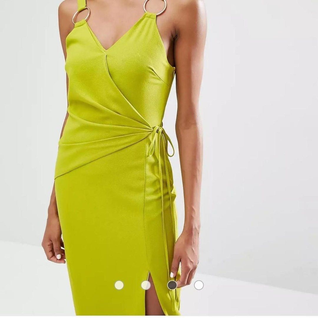 green emerald velvet dress GIOVANNA Twisted Cape Shoulder Maxi Dress in Emerald Green