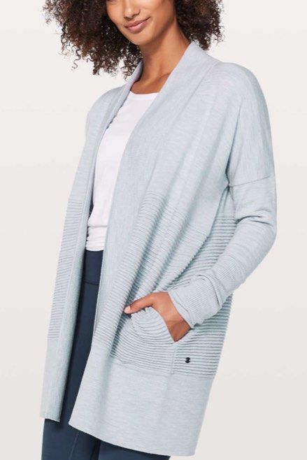 Lululemon grey cardigan new arrivals