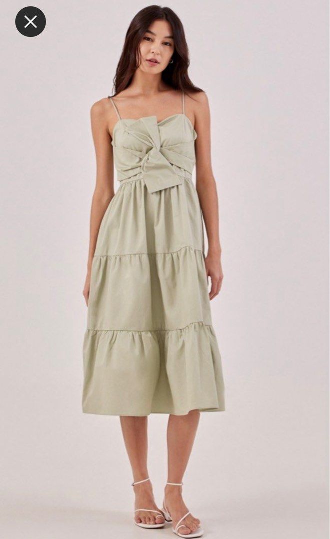 knot front x front dress