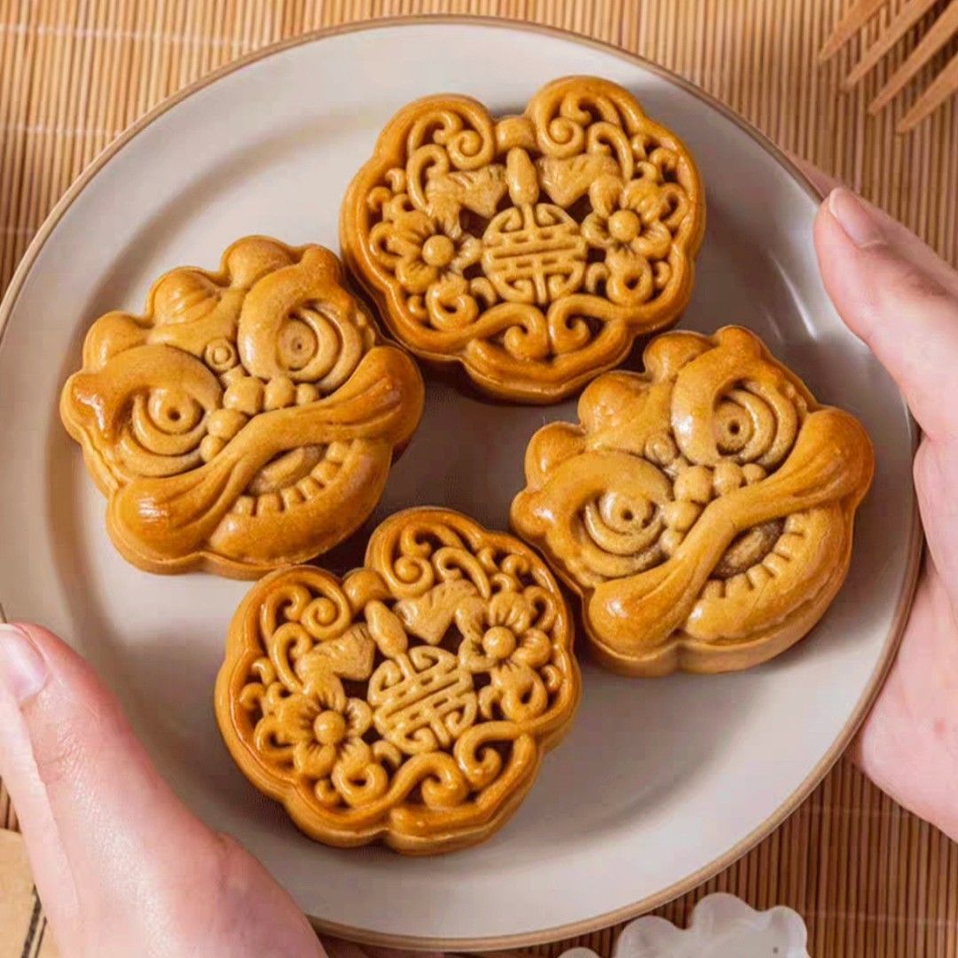 🥮 Mooncake Press Moulds Plungers (50g 75g), Furniture Home