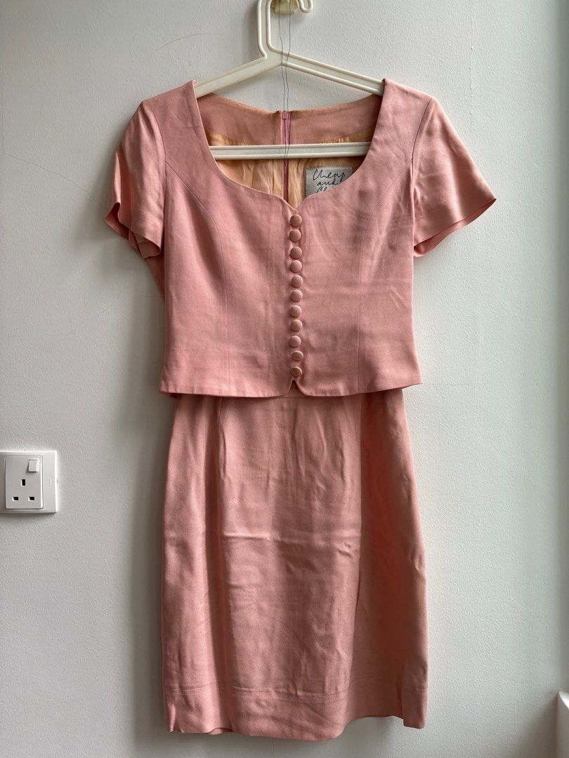 moschino cheap and chic pink dress Moschino Cheap Chic Pink Silk Long Dress Gown Bows