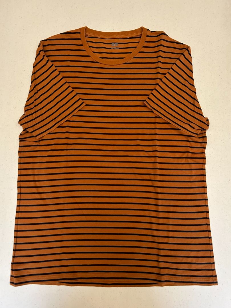 Mustard Uniqlo Striped Tee (Category: Tshirts & Polo Shirts ) located in Paranaque City. Submitted by togee8 (Listing ID 1323244572, Image 1). Description: PRE-LOVED Mustard Uniqlo Striped Tee - Size XL Brand: Uniqlo Fit: Regular Condition: 8/10 NO RETURNS/EXCHANGES NO MEETUPS Payment through GCash/Maya/BPI/Unionbank/Seabank Shipping through Grab Express/Lalamove/J&T PM or make an offer if interested. #Clothes #Thrift #UkayUkay #Used #Preloved #S