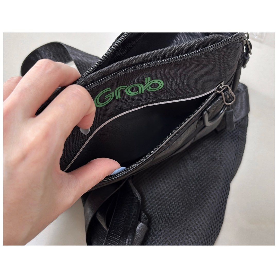 New GRAB Crossbody Sling Bag Black