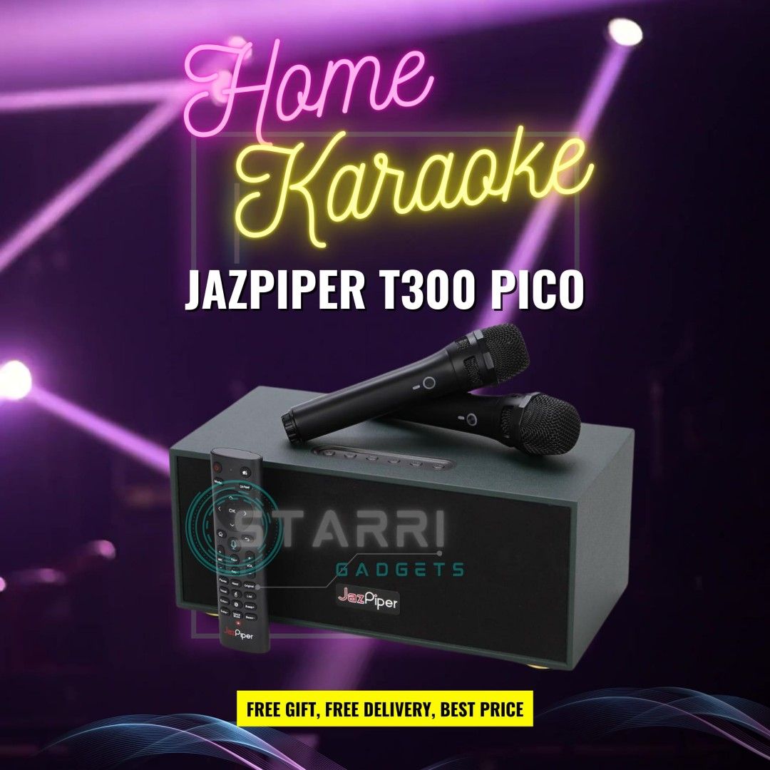 [NEW] JAZPIPER PICO T300 KARAOKE SPEAKER | 30W | NO SUBSCRIPTION ...