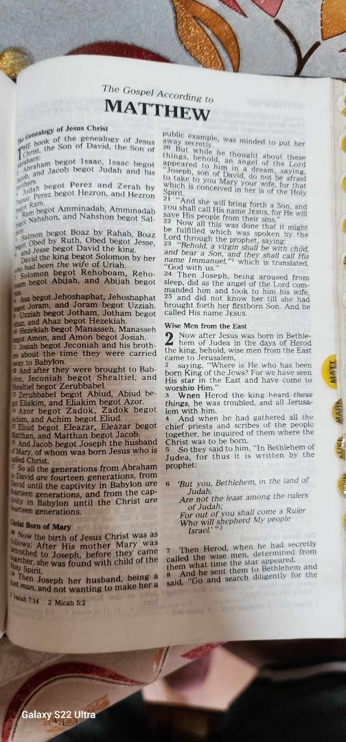 New King James Version (NKJV) of the Holy Bible in Large Hardbound ...