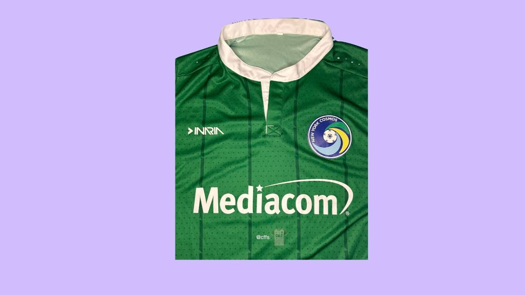 New York Cosmos 2018 Inaria Football Jersey Men s Fashion Activewear on Carousell