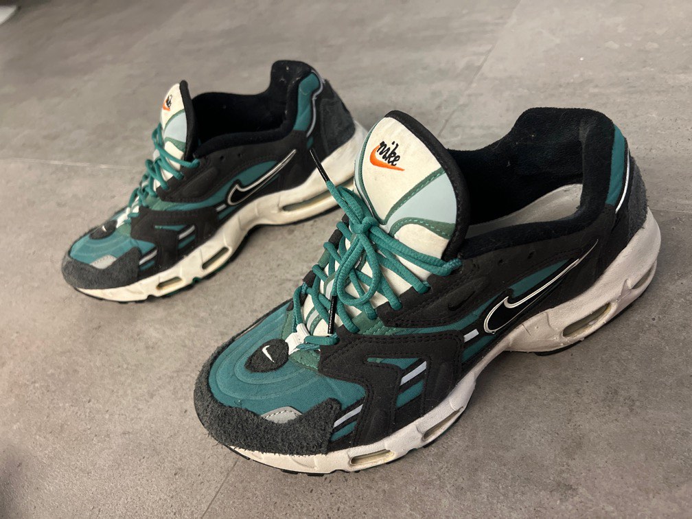 Nike air max 96 II (green) used vintage, Men's Fashion, Footwear