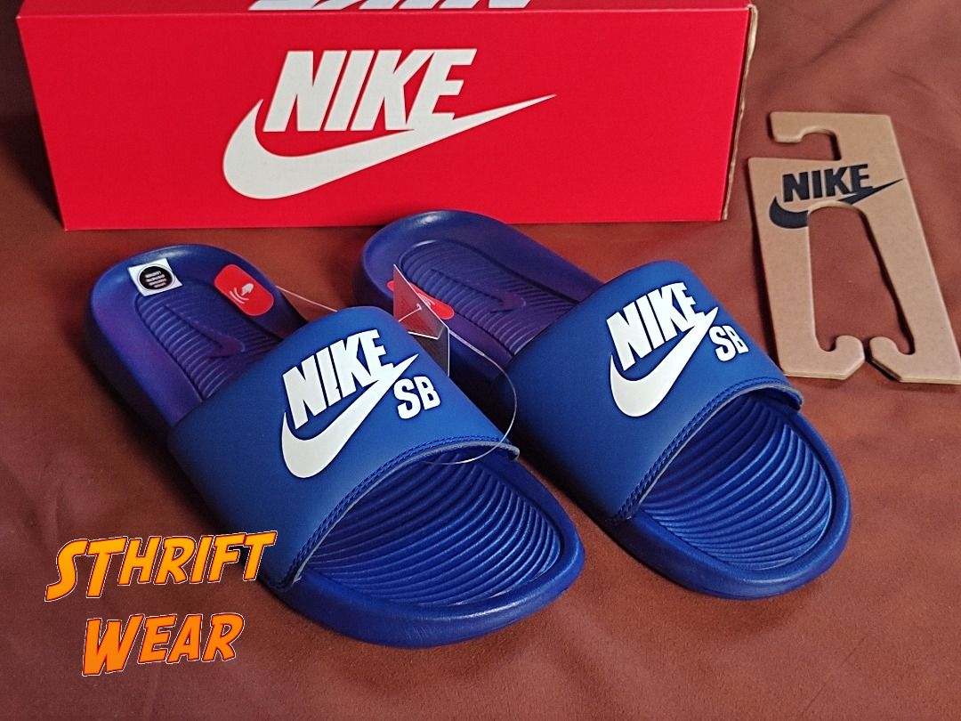 Nike SB Victori One Royal Blue Slides