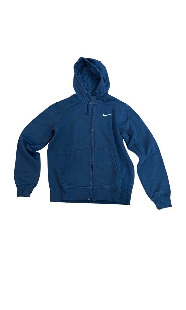 Nike vintage thrifted navy blue zip hoodie