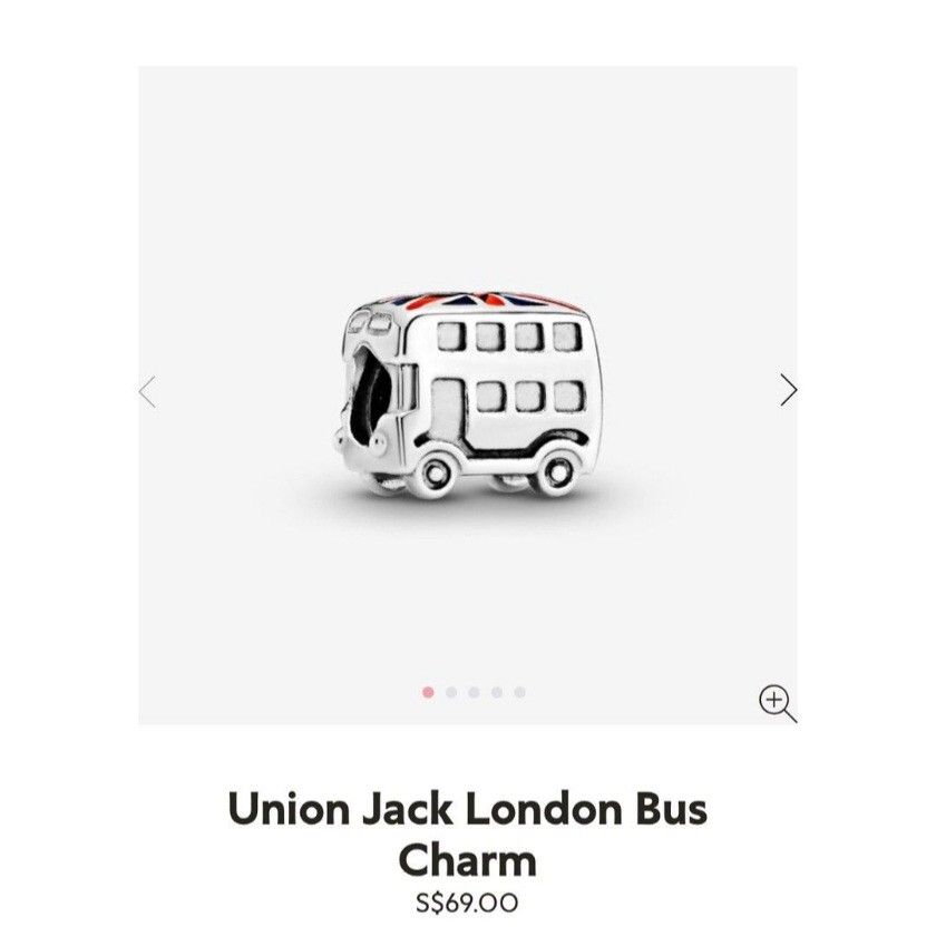 Pandora london bus clearance