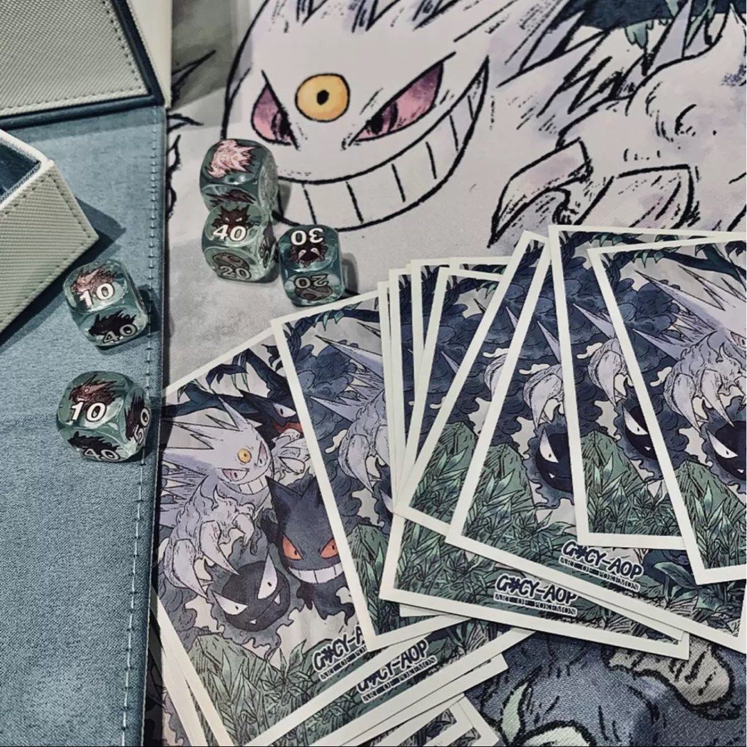 Pokemon card sleeves, deckbox, mat and more | Gengar design, Hobbies &  Toys, Toys & Games on Carousell