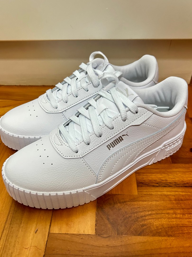 BN PUMA Women s Carina White Sneaker