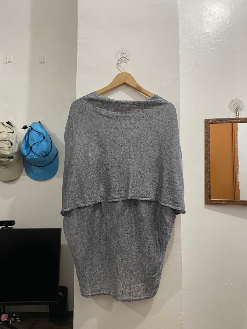 RARE ARCHIVE TORNADO MART DRAPE KNIT SHIRT, Women