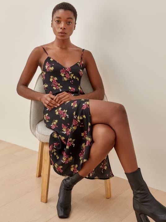 reformation crimini midi dress in grenache Women s Fashion Dresses Sets Dresses on Carousell