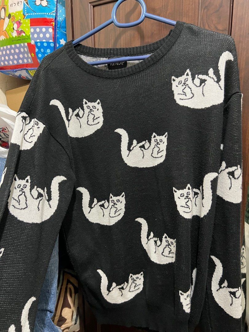 Ripndip cat sweater sales