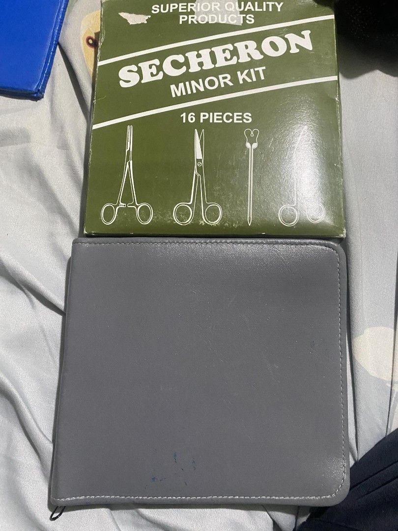 Secheron Minor Kit 16pcs (Category: Medical Supplies & Tools) located in Pasay City. Submitted by dunkinn (Listing ID 1323211984, Image 2). Description: Secheron Minor Kit 16pcs Complete set.