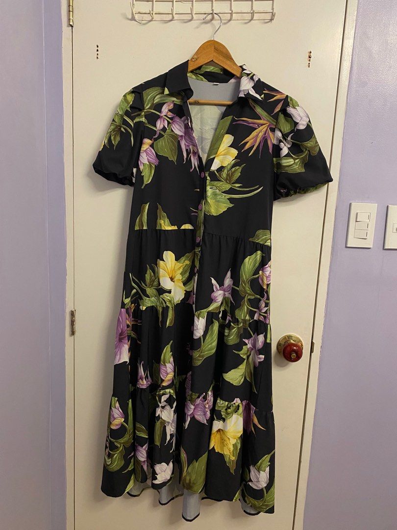 Shein Floral Dress (Category: Dresses) located in Manila. Submitted by rng.083012 (Listing ID 1323202526, Image 2). Description: Shein Floral Dress Size Small-Medium Bust 36cm Waist 36cm Length 46cm .