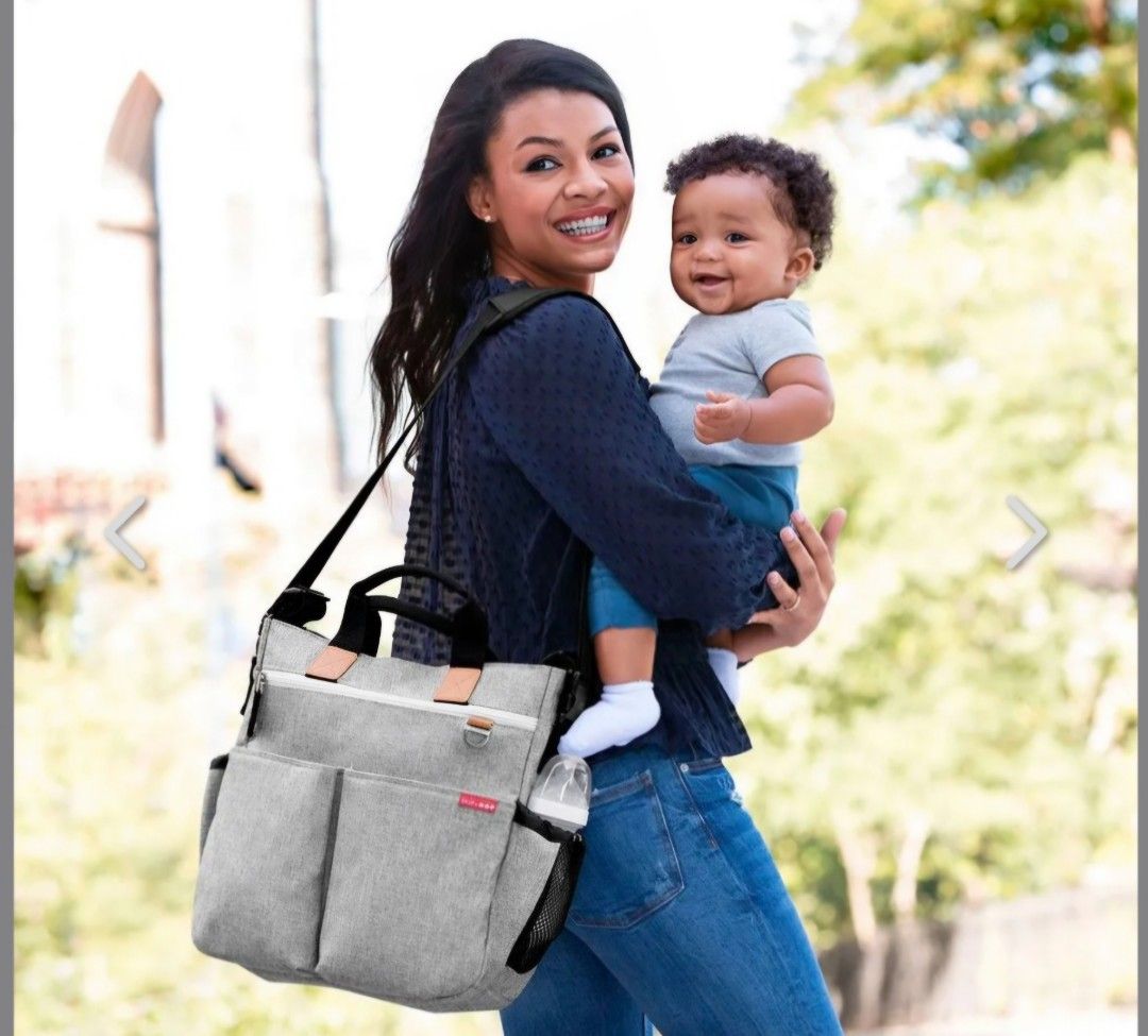 Skip hop duo signature mummy diapers bag Babies Kids Going Out Diaper Bags Wetbags on Carousell