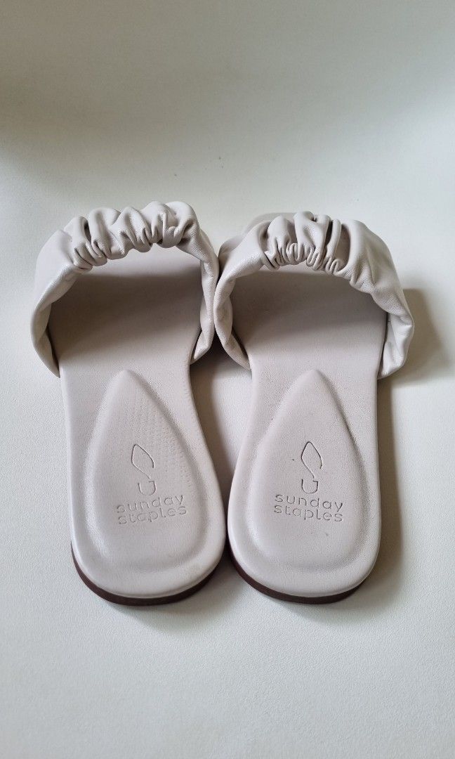 Snow White Ladies Sliders Women s Fashion Footwear Flipflops and Slides on Carousell