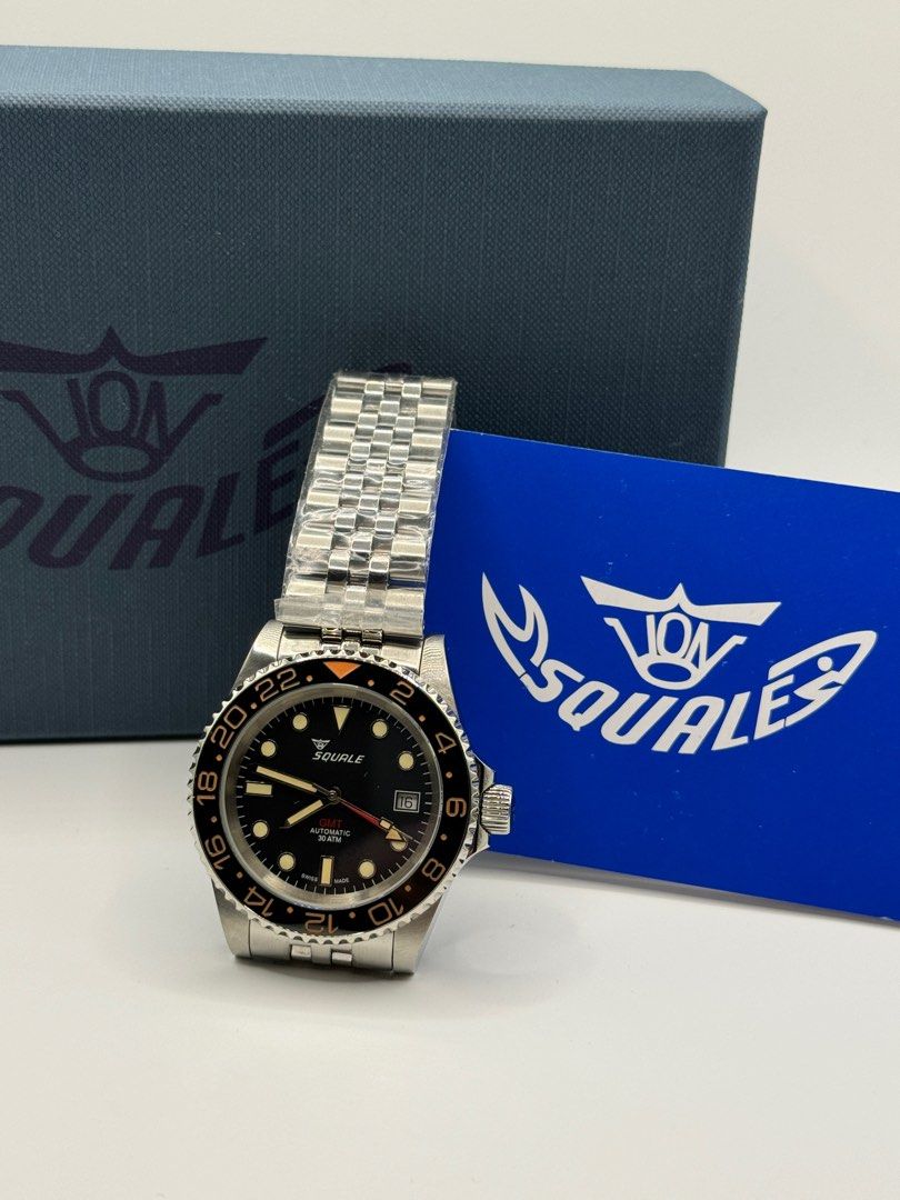 Squale 30 ATMOS Ceramic Vintage GMT 40mm, Men's Fashion, Watches
