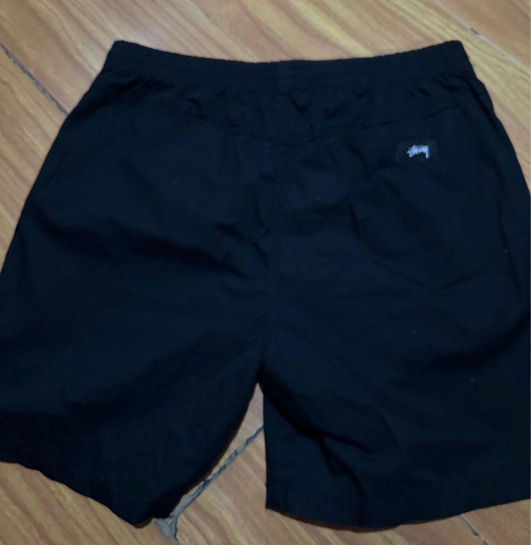 STUSSY short black, Fesyen Pria, Pakaian Bawahan di Carousell