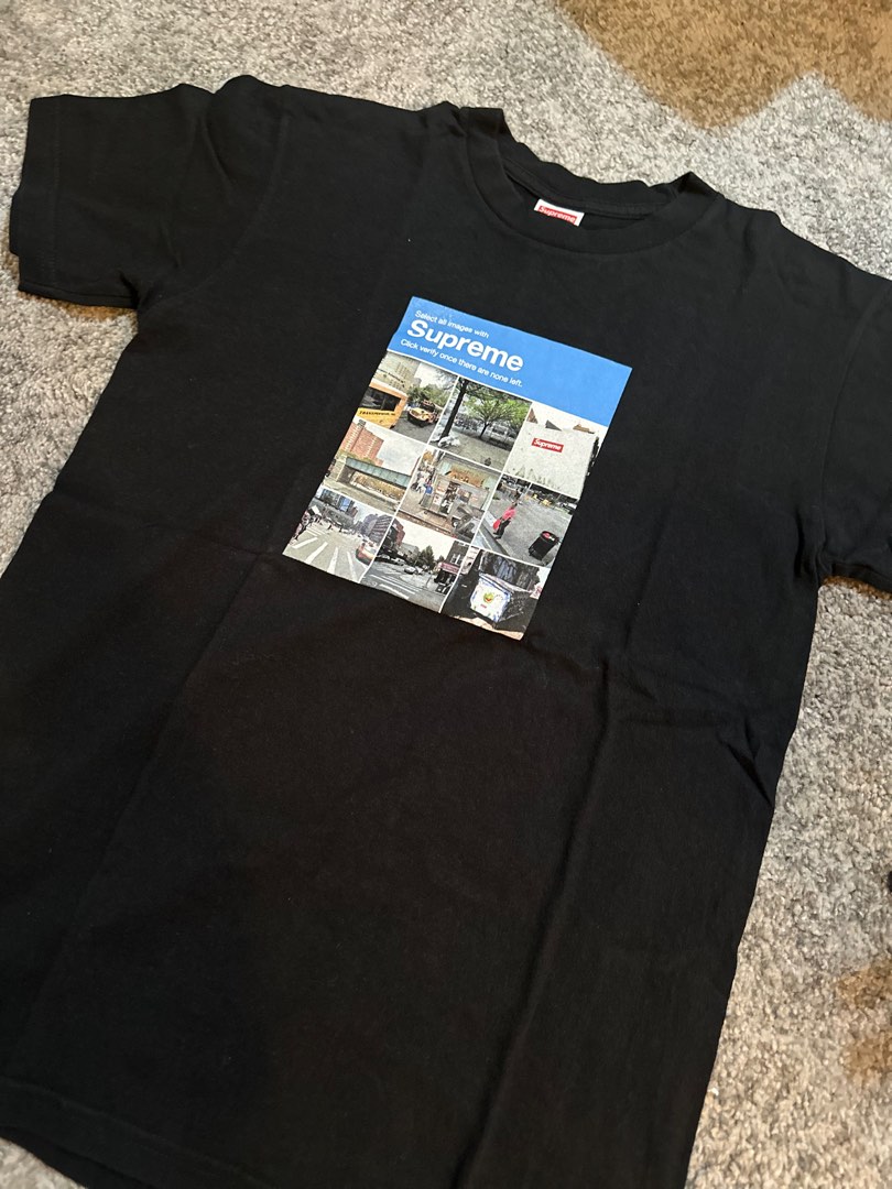 Supreme verify tee black deals