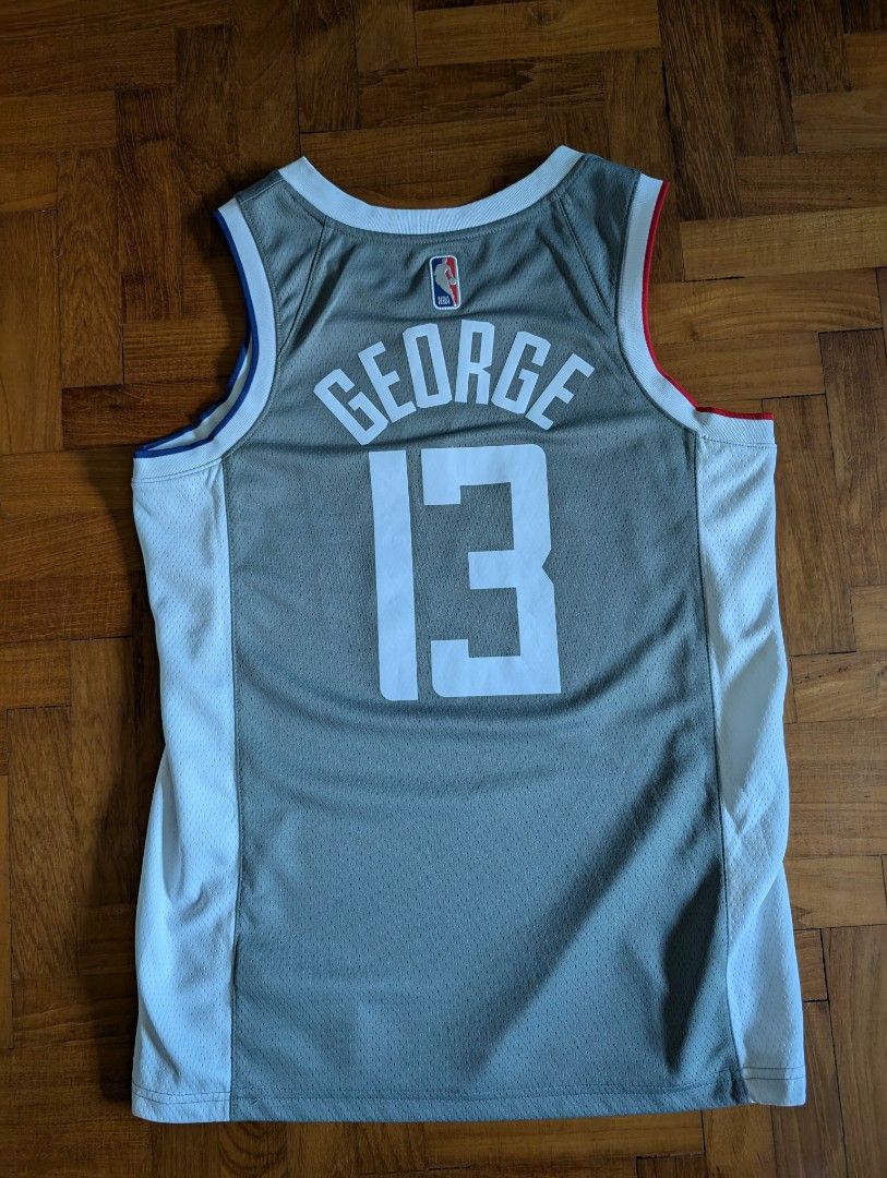 paul george grey jersey