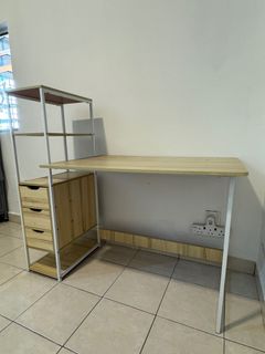 Custom Computer Table From Boltless Rack, Furniture & Home Living ...