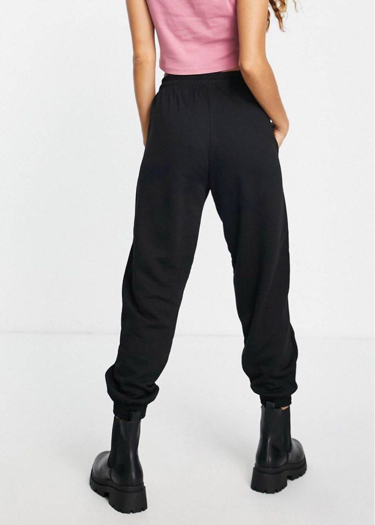 Topshop Petite High Rise Joggers in Black M Women s Fashion Bottoms Jeans Leggings on Carousell
