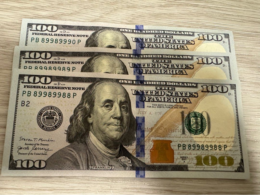 USD 100 nice number, Hobbies & Toys, Memorabilia & Collectibles, Currency  on Carousell