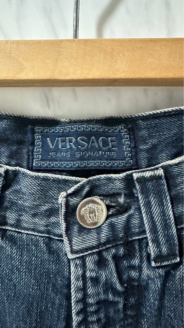 Versace vintage jeans top