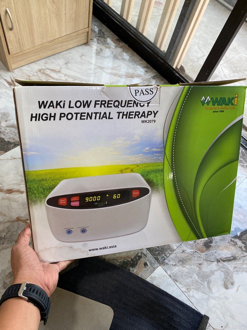 WAKI therapy Health Machine (Category: Massage Devices) located in Paranaque City. Submitted by superman_991 (Listing ID 1323230448, Image 3). Description: WAKI therapy Health Machine. Bought it brand new for 70k. Inclusion as shown in the picture, Complete. No issue. ‼️P35k Only 🔥🔥🔥 Location Paranaque for pick up Only or lalamove Much better pickup mismo para matest nyo rin. Payment Gcash /Bdo.