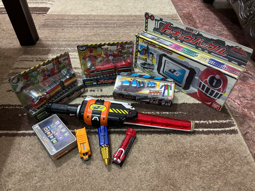 Go Busters Ressha (Weapon Set) Bandai DX Tank Go-Busters Kyoryuger Toqger Toq Ressha ...